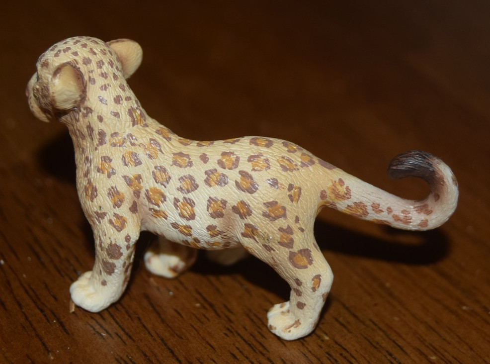 Schleich 2006 Jaguar Leopard Cub Baby Animal Figure Toy Realistic Animal Figure