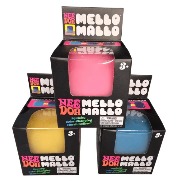 NeeDoh Mello Mallo Color Change Squishy Squeeze Sensory Toy Random Color