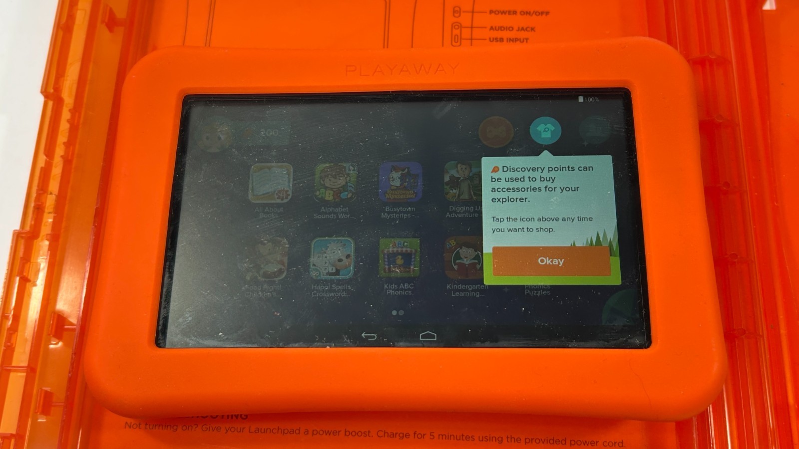 Playaway Launchpad Pre-Loaded Tablet – ABC, I Read! Ages 5+