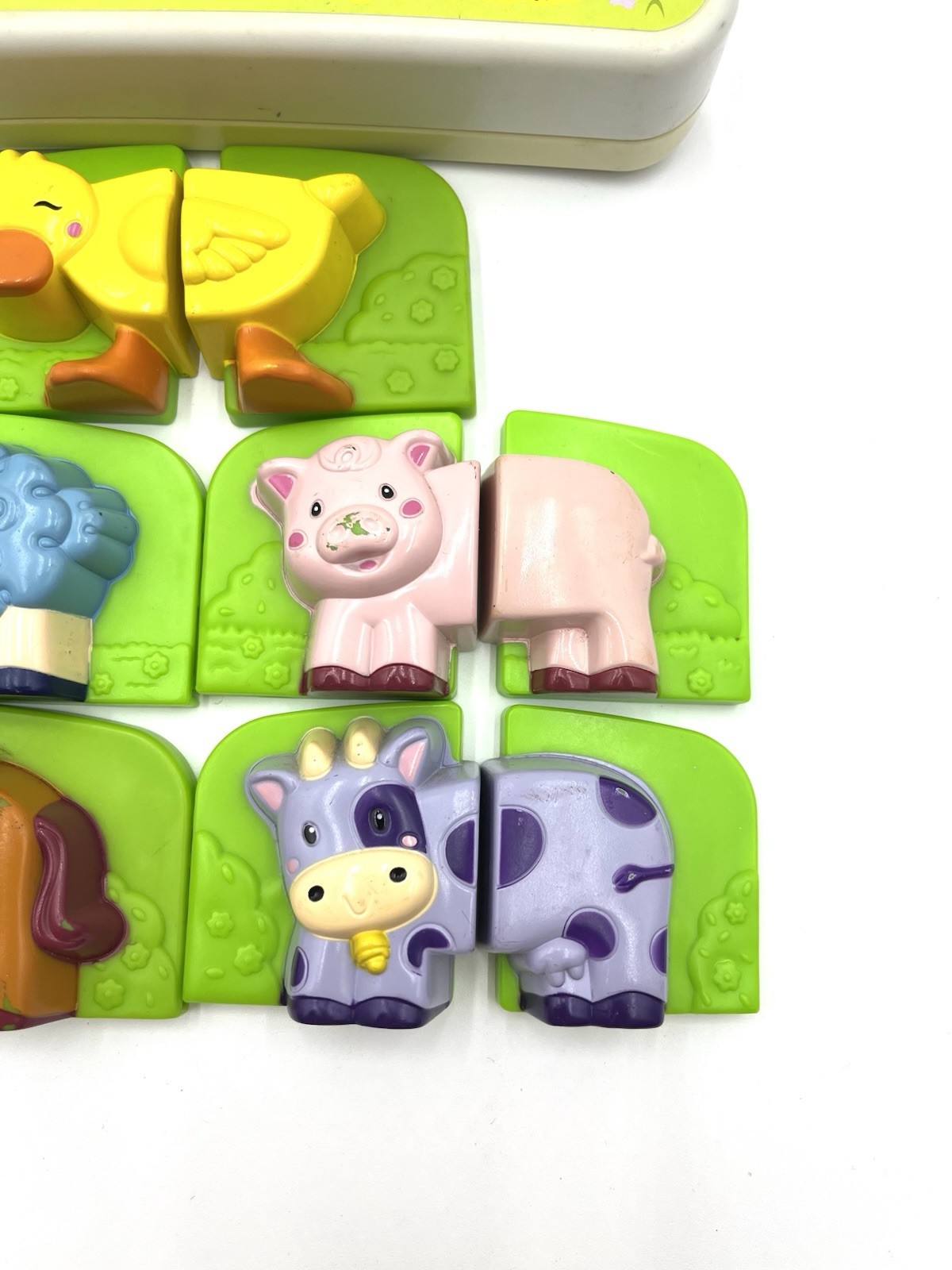 Vintage LeapFrog Fridge Farm Magnetic Animals Barn Toy Complete Set – Working