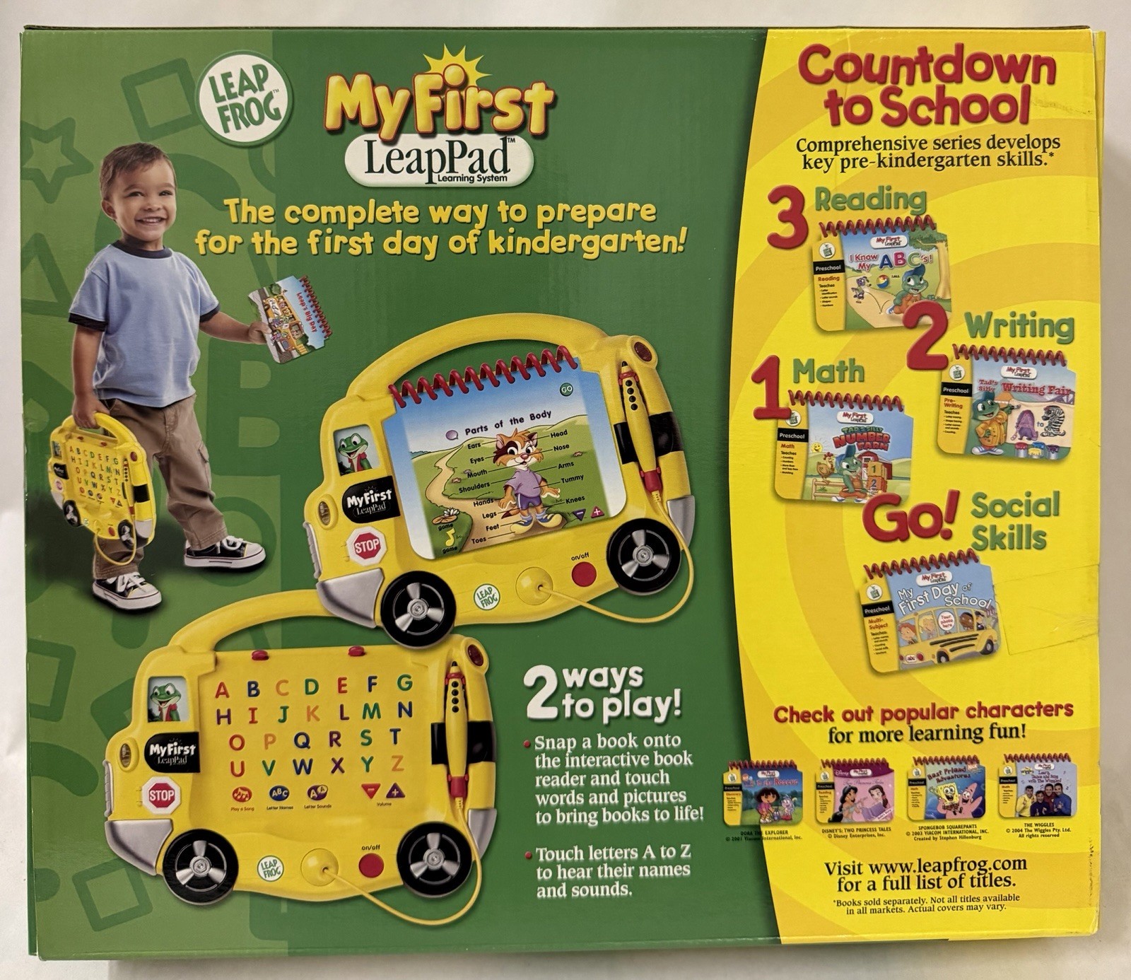 🎁 NEW LeapFrog My First LeapPad Learning System Leap’s Big Day 3-5 Ages + Extra