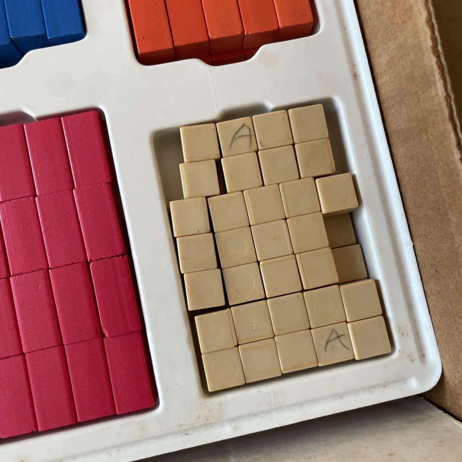 Cuisenaire Rods ~ VTG 1960s 70s ~ 153 pc. ~ Montessori Mathematics Math Learning