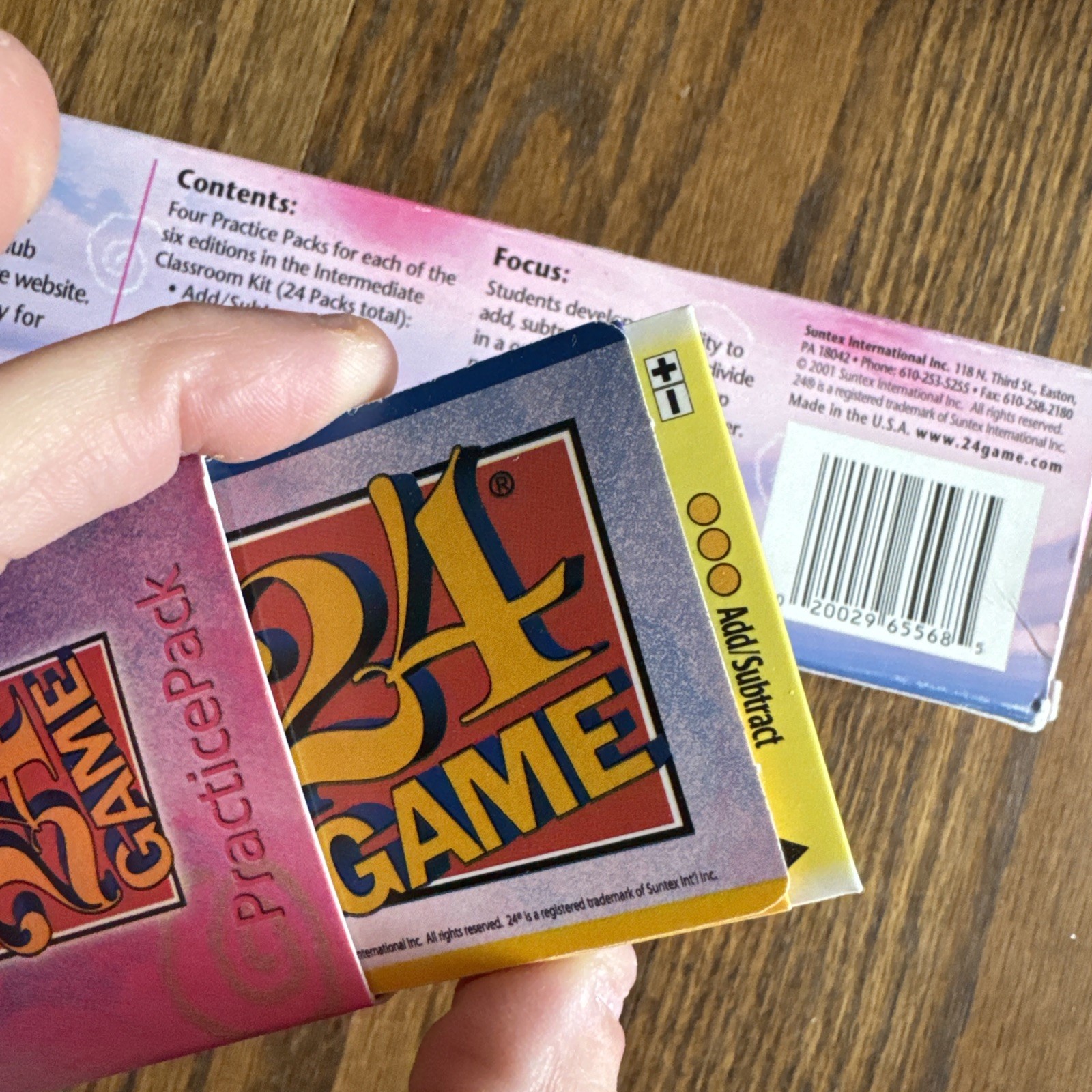 Math 24 Game Club Classroom Kit Intermediate Lot Single Double Practice Pack