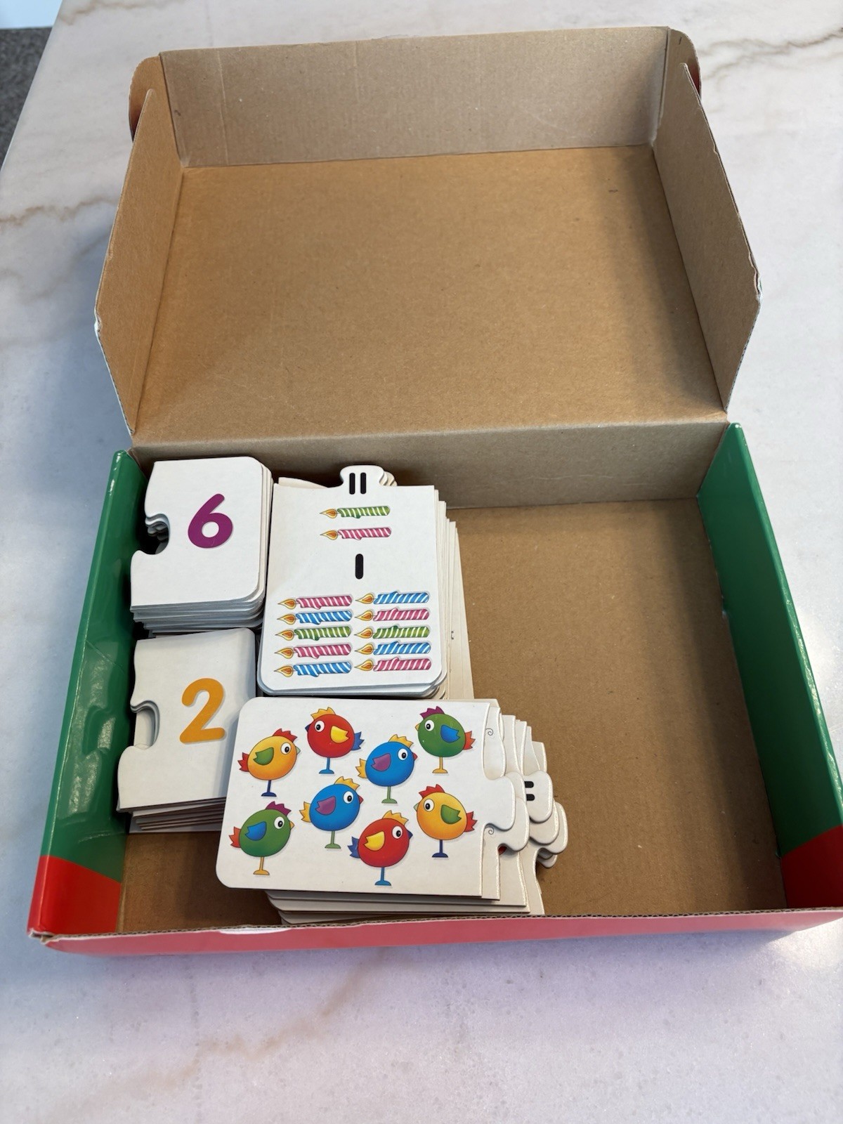 The Learning Journey Match It! Math 1-2-3 Mis Primeros Numeros 30 Puzzle Pairs