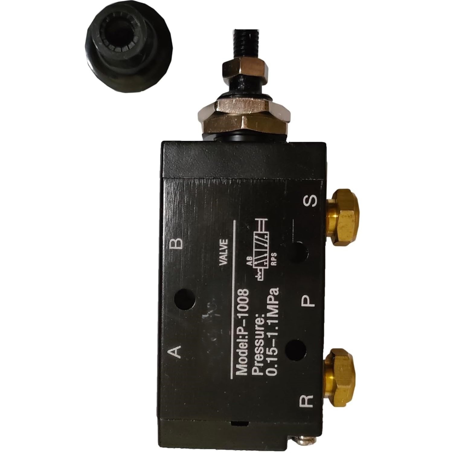 Air Valve Push-Pull 4 Way 2 Position Manual Dump Truck Tailgate Valve BAV010