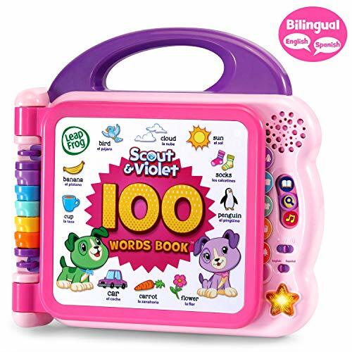Scout and Violet 100 Words Book 6 month up to 3 Years old , 2 AA batteries