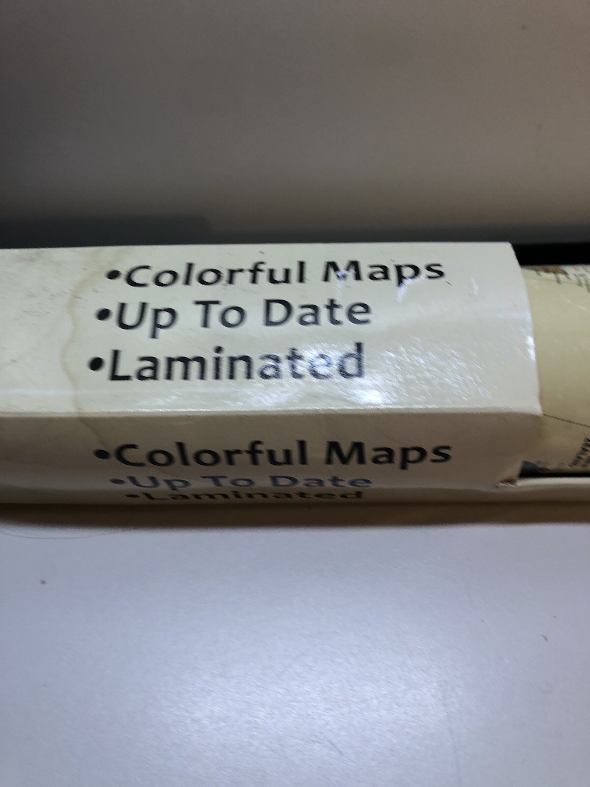 Waypoint Geographic NIB 24×36 Laminated World Map – Can Use w/ Dry Erase Markers