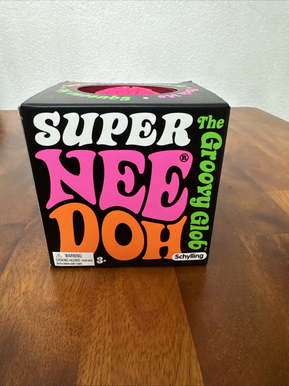 Needoh Super Groovy Glob Giant Stress Ball Pink, Brand New, Never Used.