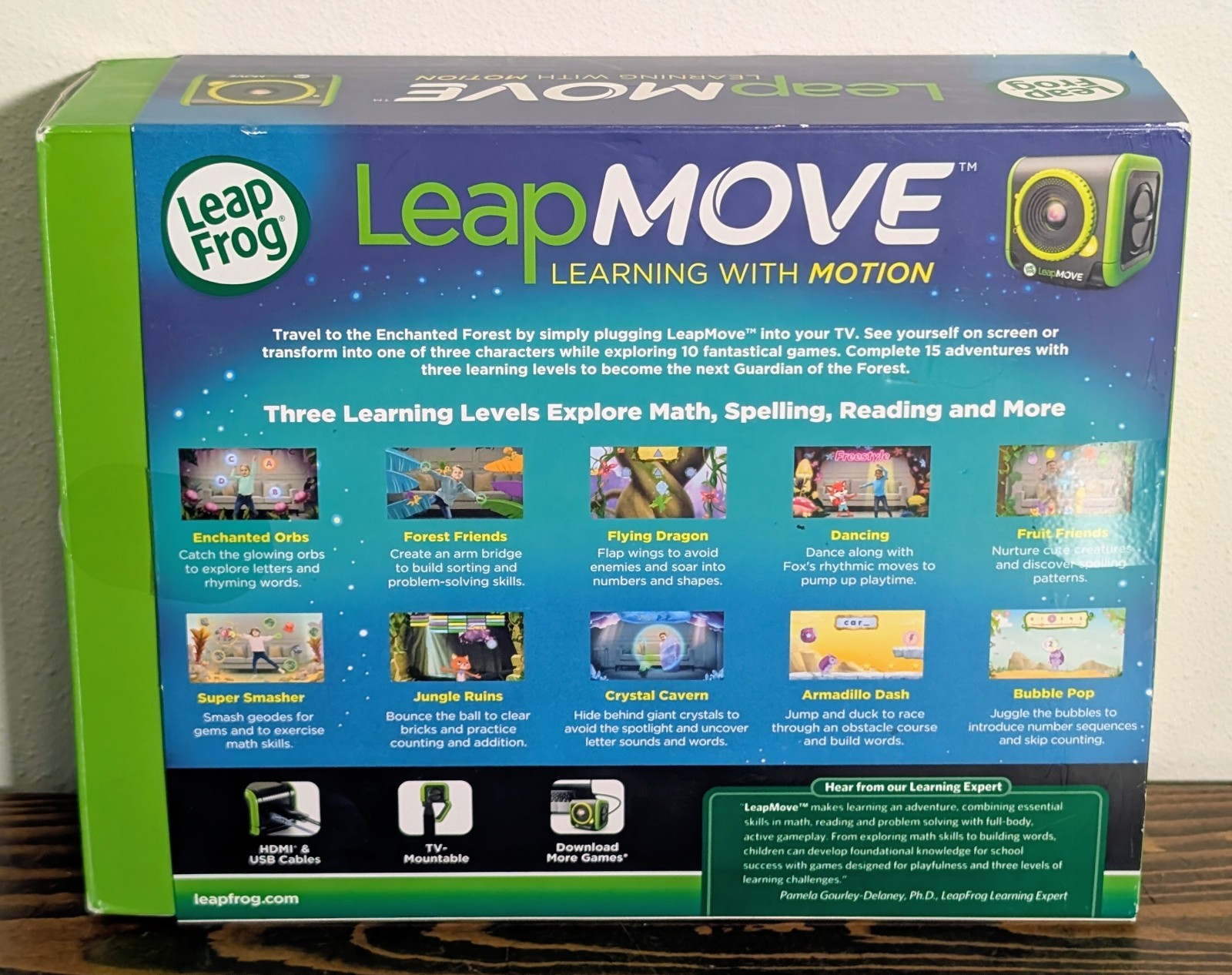 Leap Frog LeapMove Learning Video Game System 25 Preloaded Games *Open Box*
