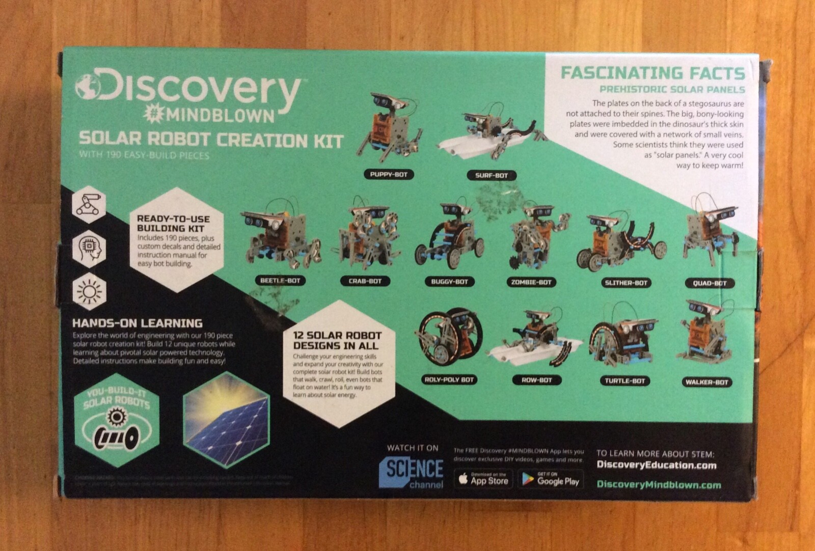 Discovery Solar Robot Creation Kit, Unopened Bags, Unassembled