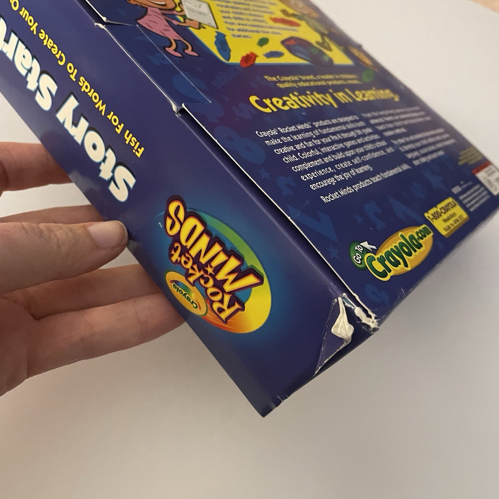 Vtg Crayola Story Starters Rocket Minds Fish For Words Ages 8-11 NOB