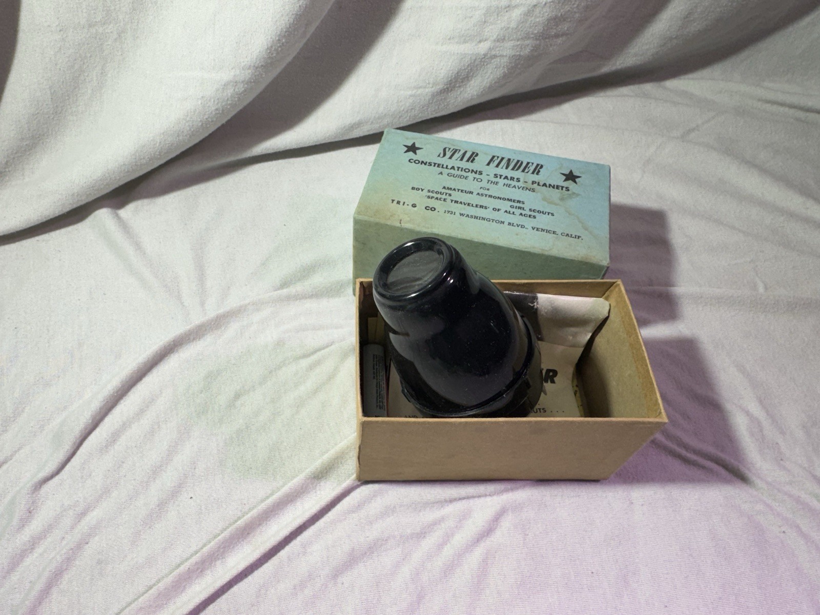 Vintage 1960s Optical Star Finder Astro-Explorer Star Gazing Toy Boy Scout Parts