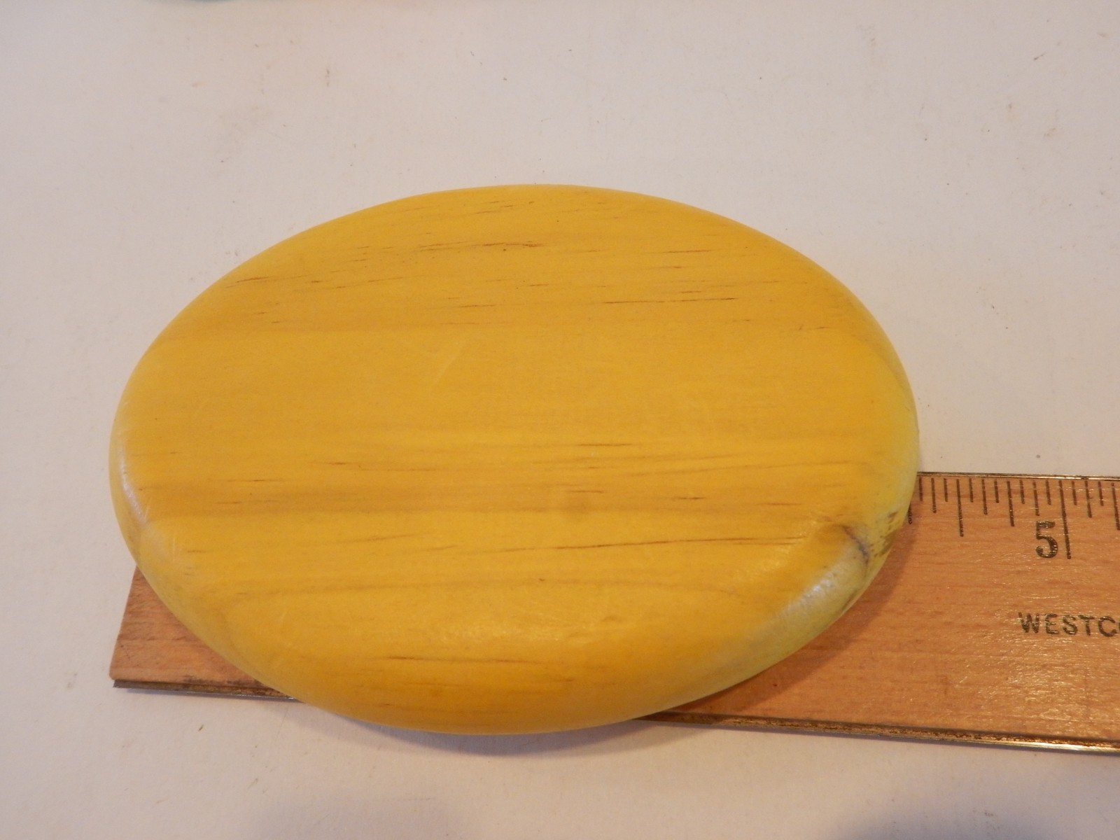 Lot of 15 WOOD Oval Shapes Colors Children Blocks ? Crafts Decor