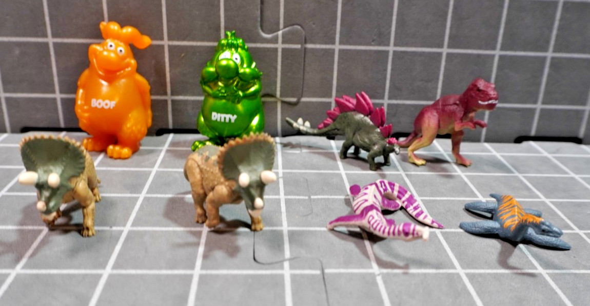 Yowie Collectable Dinosaur Figures Lot of 8