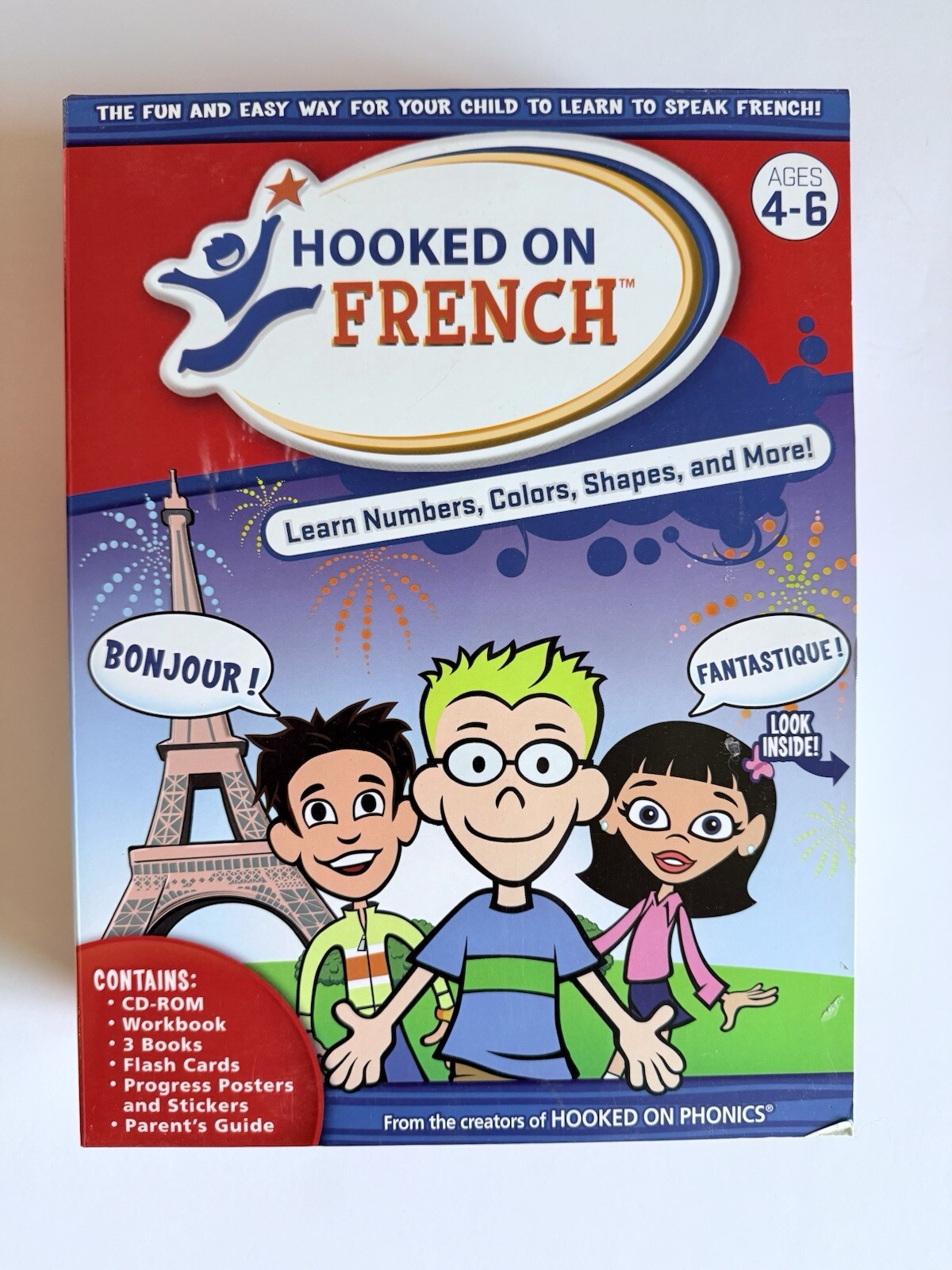 Hooked on Phonics French Foreign Language Level 3 Program Homeschool Educational