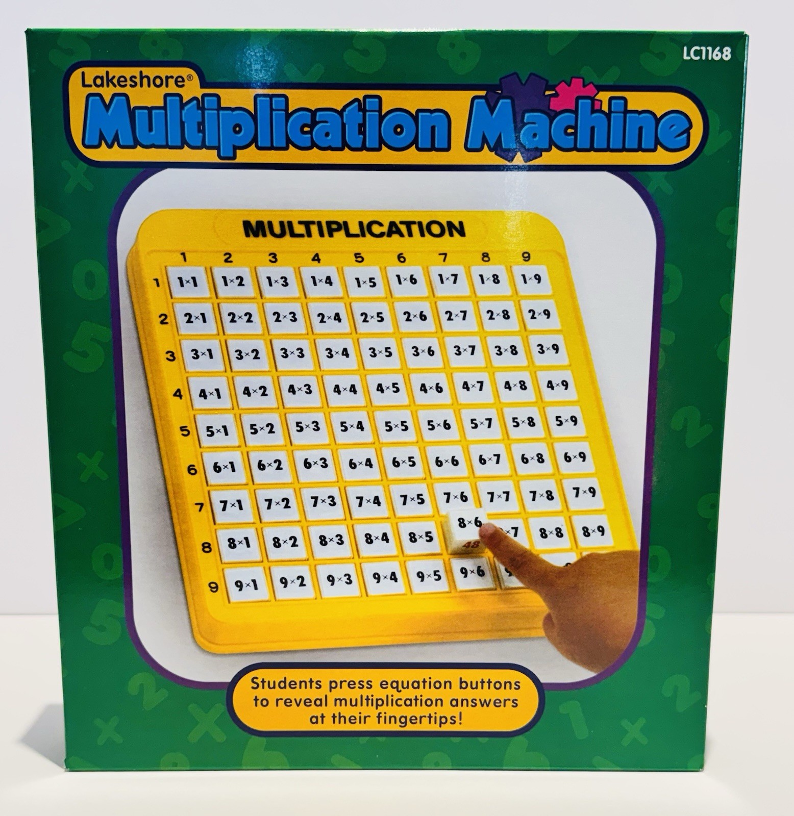Lakeshore Learning Multiplication Machine, Yellow, 8.5″ x 9.5″ Model LC1168 NEW