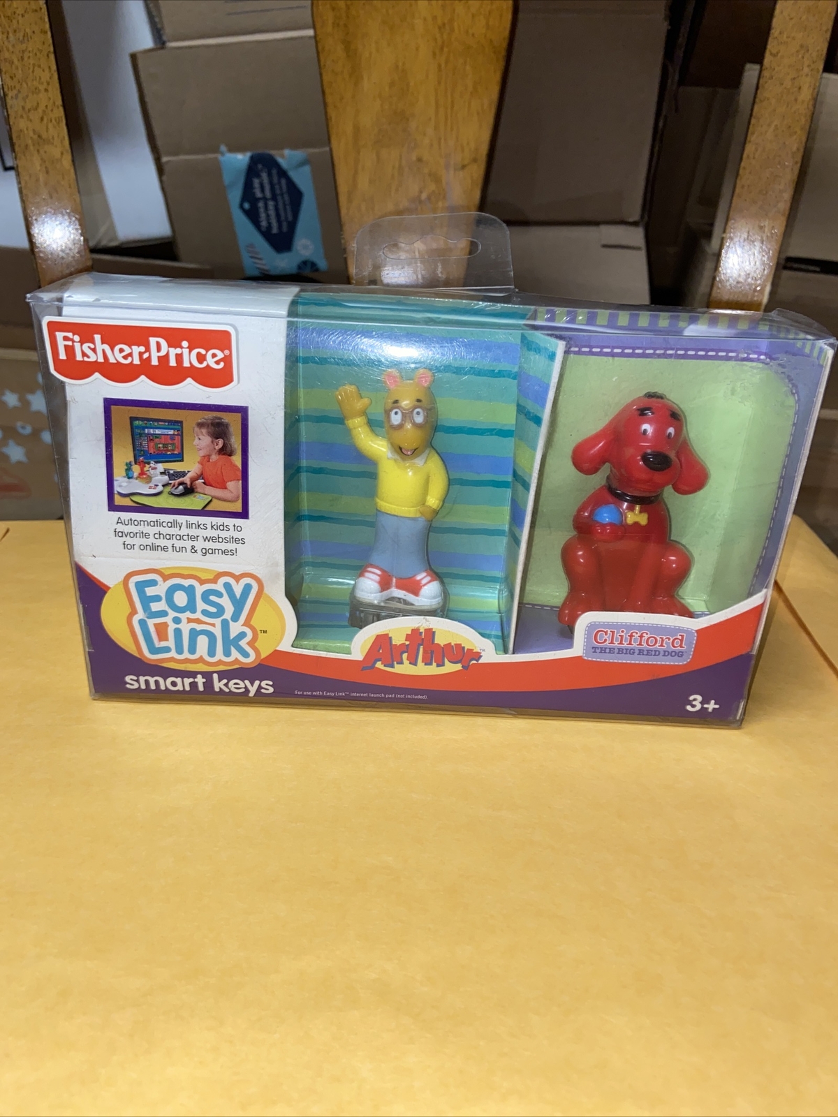 Fisher-Price Easy Link Internet Launch Pad & Elmo Dragon Tales & Dog Smart Keys