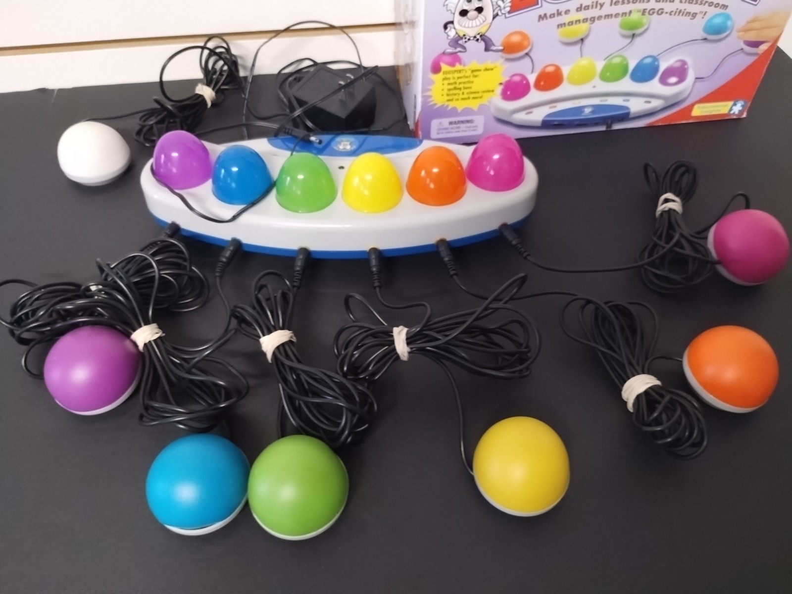 Eggspert Buzzer Game EI-7880 2001 Complete Set Educational show lights Classroom