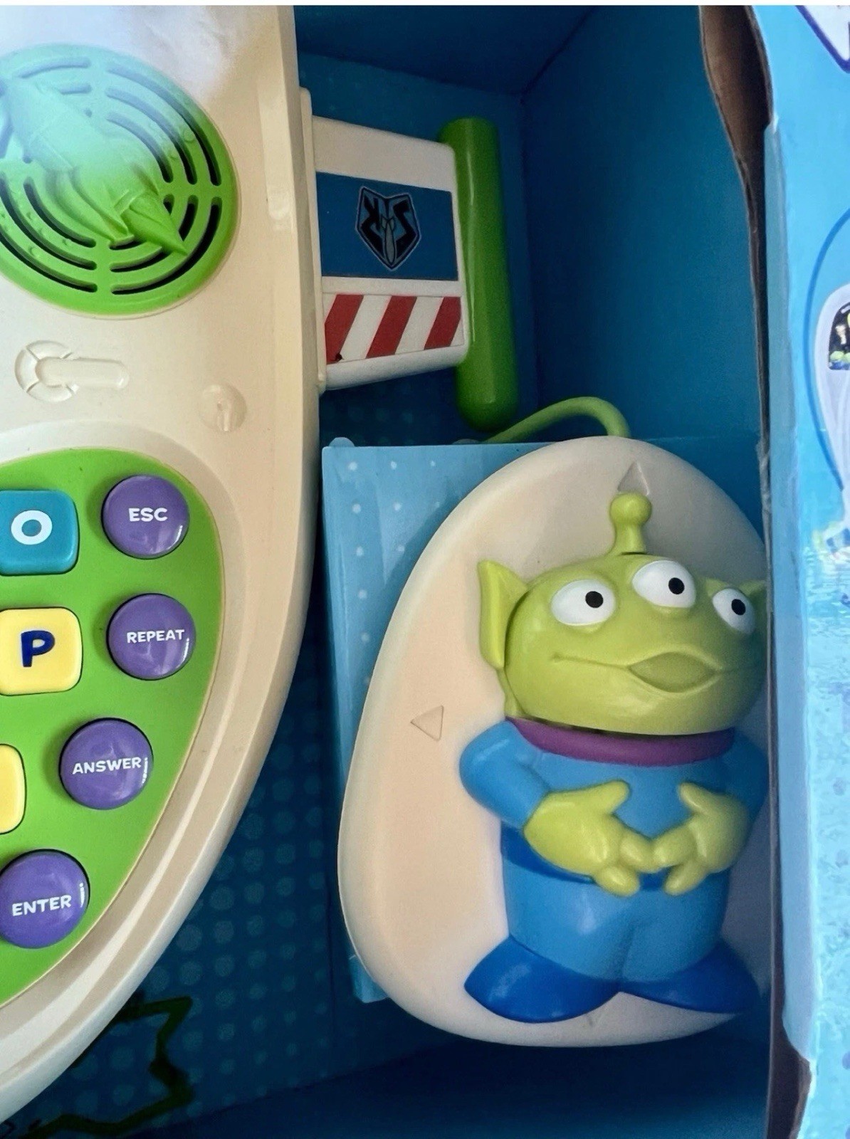 Vtg VTech Disney Toy Story 3 Buzz Lightyear Star Command Laptop Works