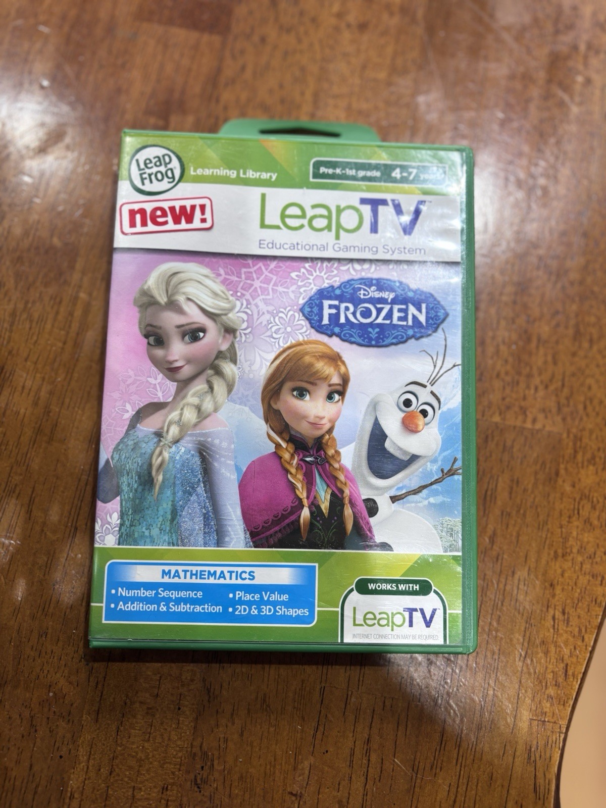 Leapfrog LeapTV Game – Disney Frozen – Math Pre-K 1st Grade Age 4-7 Years