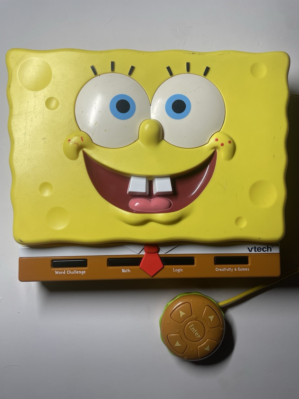Vtech SpongeBob SquarePants Activity Laptop Vintage – Working, Slightly Scuffed