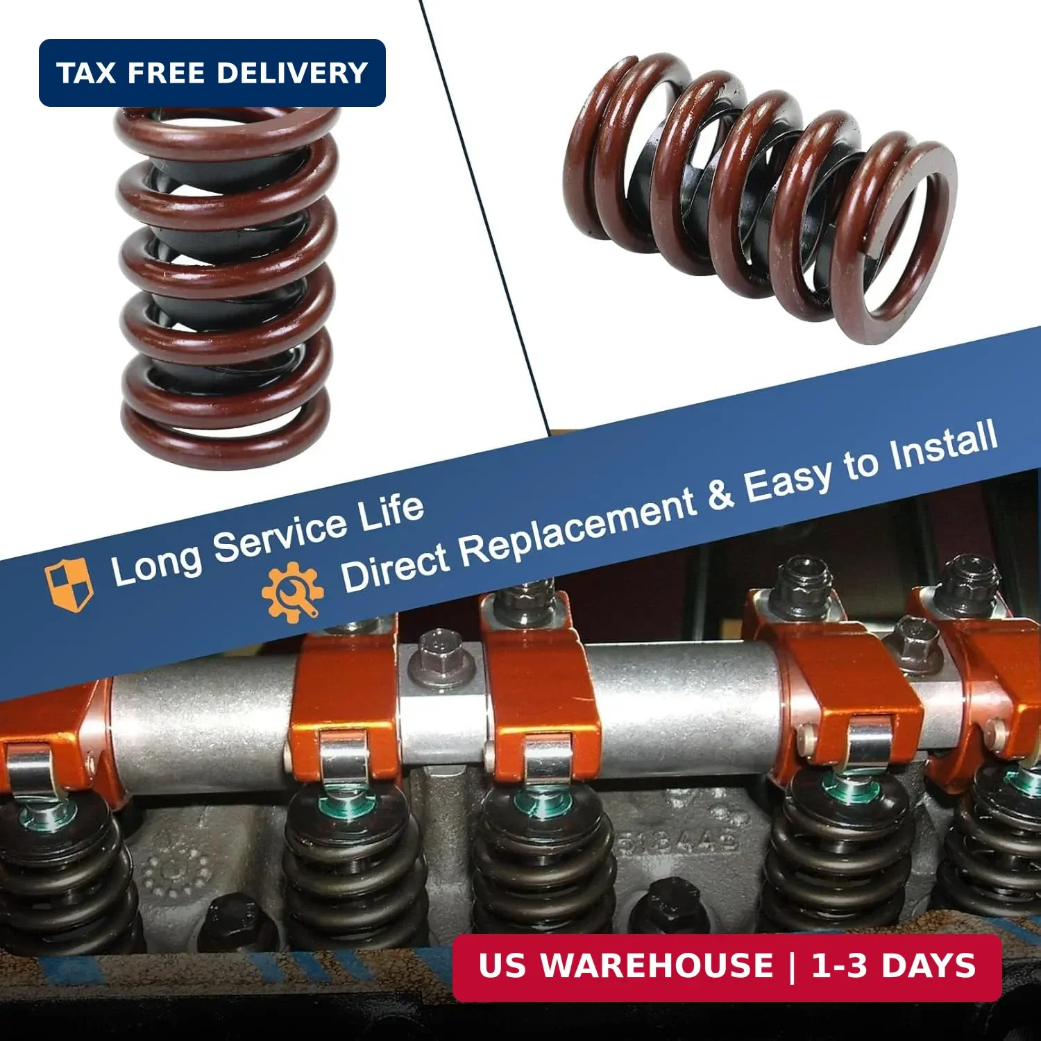 Z28 Style Valve Spring Retainer Lock Set Compatible with Chevy 400 350 327 307 3