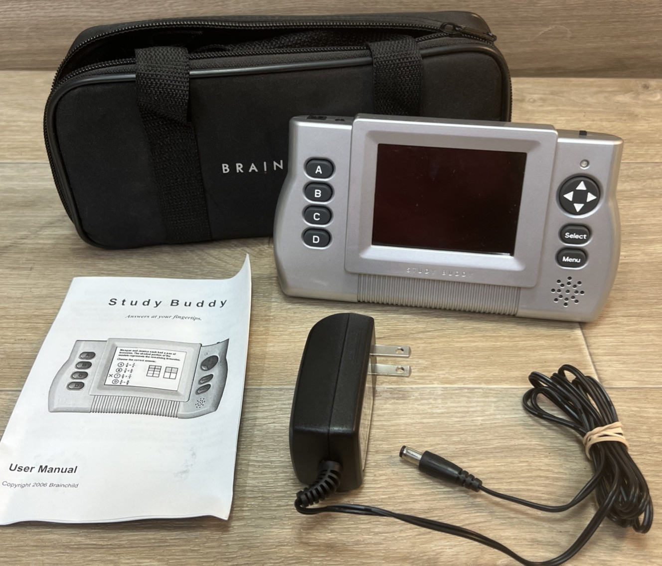 BRAIN CHILD STUDY BUDDY CONSOLES W/ CHARGER & BAG