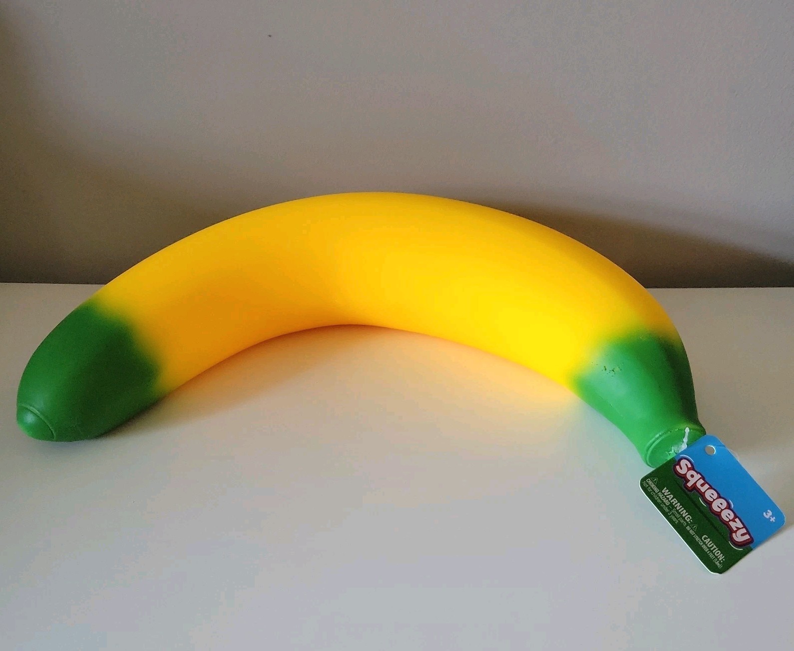 Sunny Days JUMBO Squeezy Banana 14 Inches Long Tiktok Viral Squishy Toy 🍌NEW