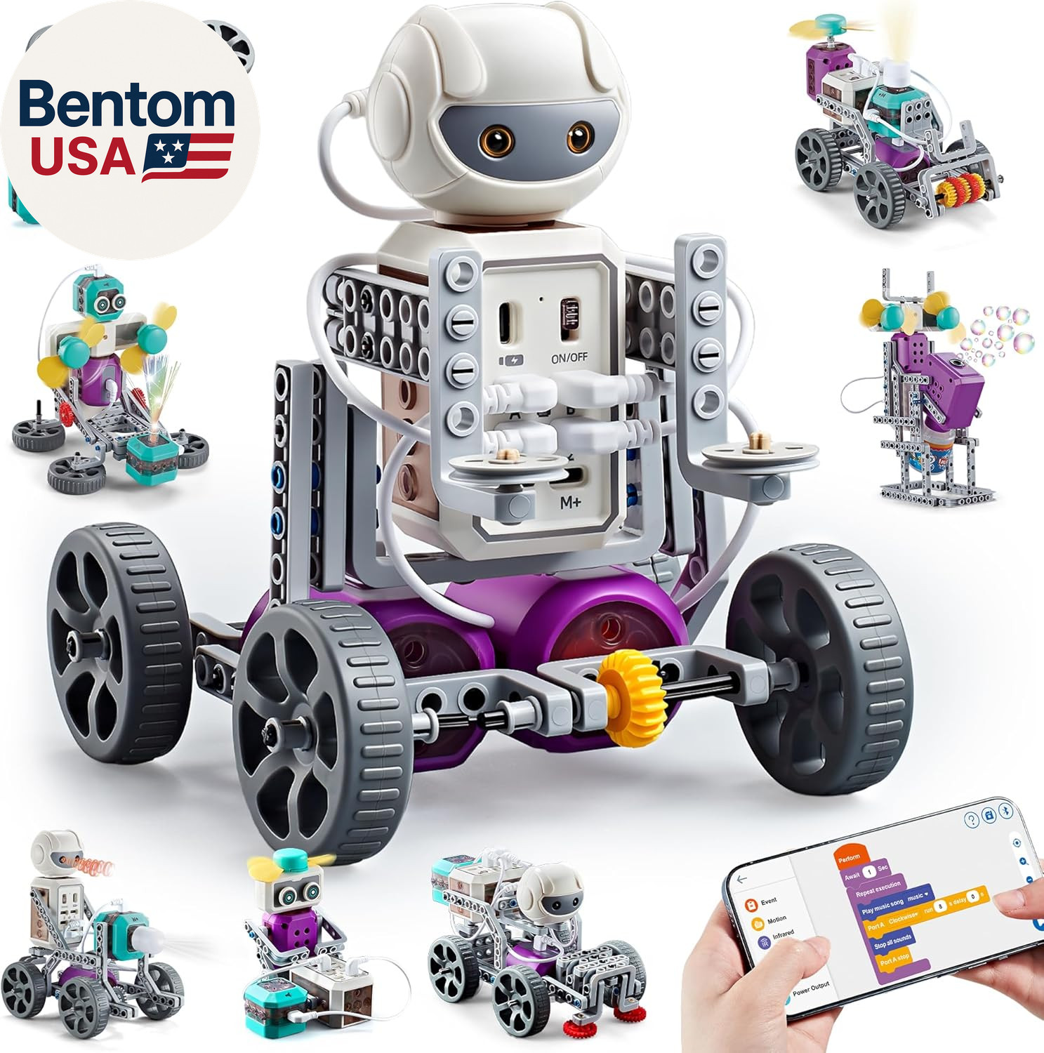 24-IN-1 STEM Circuit Science Experiments Robotics Kits Toys for Kids Ages 8-12 9