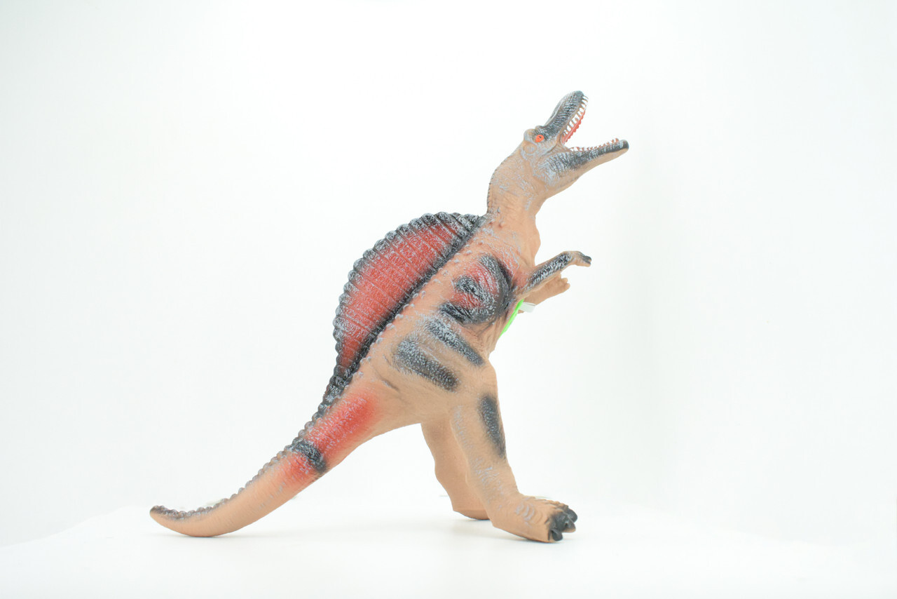Spinosaurus Toy Sail-back Dinosaur Soft Rubber Model Gift 15 Inches AR01 B300