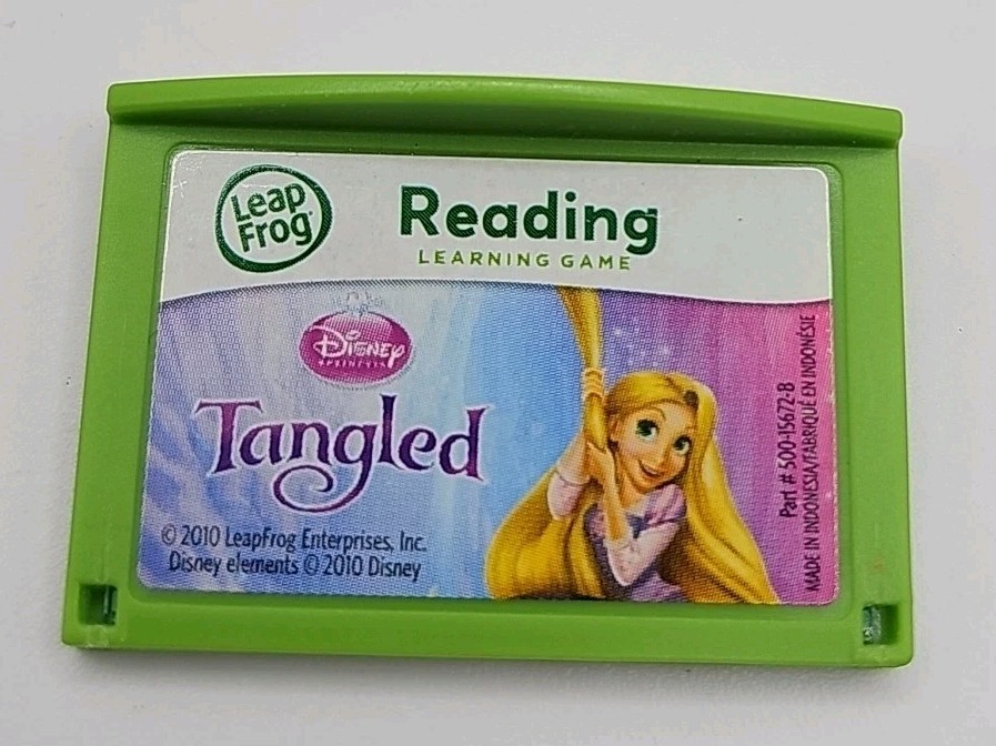 Leapfrog Leapster GS Game Console & Camera Tested & Working W/ Tangled + 5 Games