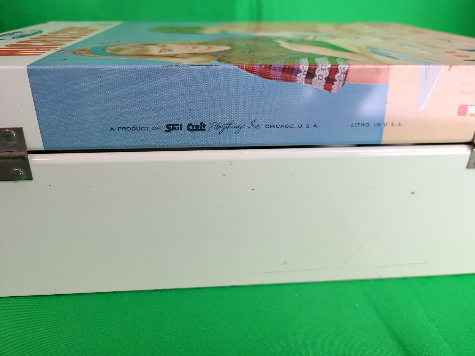 Vintage Skilcraft Microscope Lab #416 Senior Set Tin Litho Case 1960’s (GK)