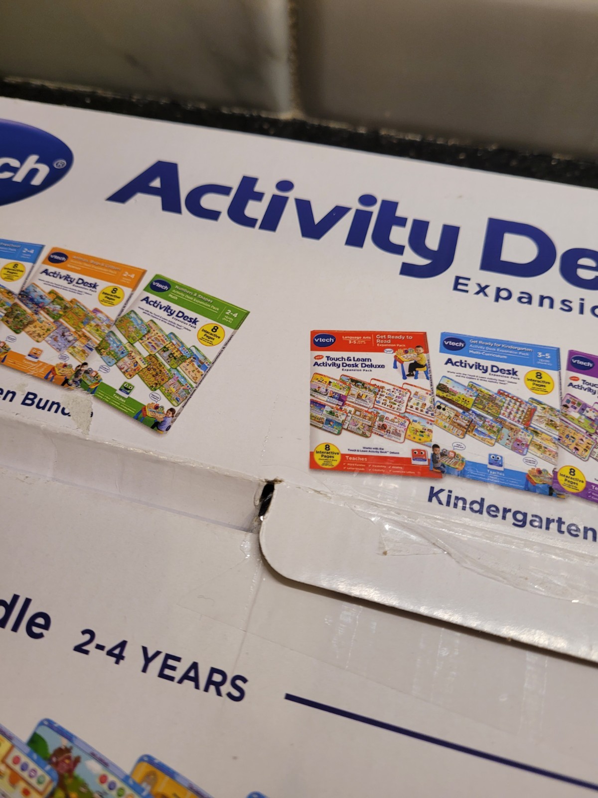 VTech Activity Desk 4-in-1 Pre-Kindergarten Expansion Pack Bundle for Age 2-4
