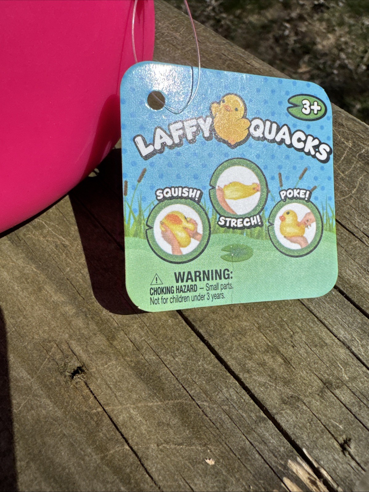 Set Of 2 Squishy Neon Pink Green Duck Ducks Sunny Days JUMBO SQUISHY AUTHENTIC