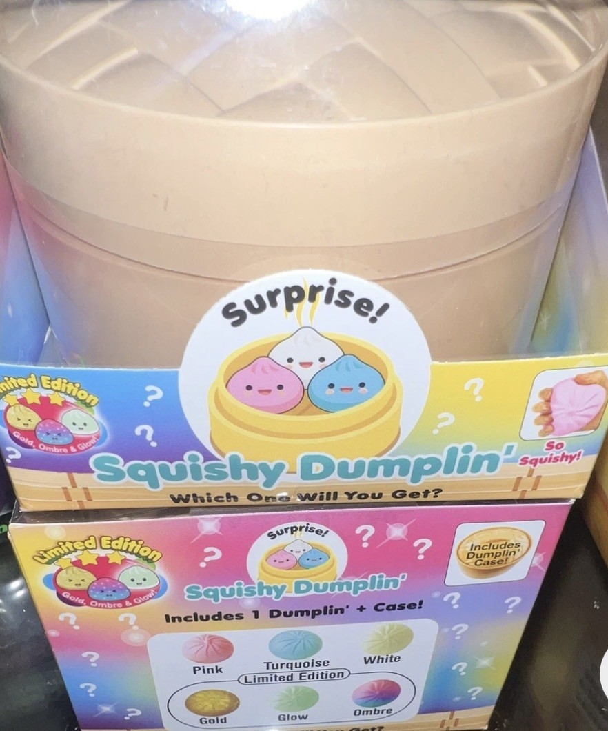 Squishy Dumplin’ Limited Edition Glow Ombre Gold So Squishy Blind Figure