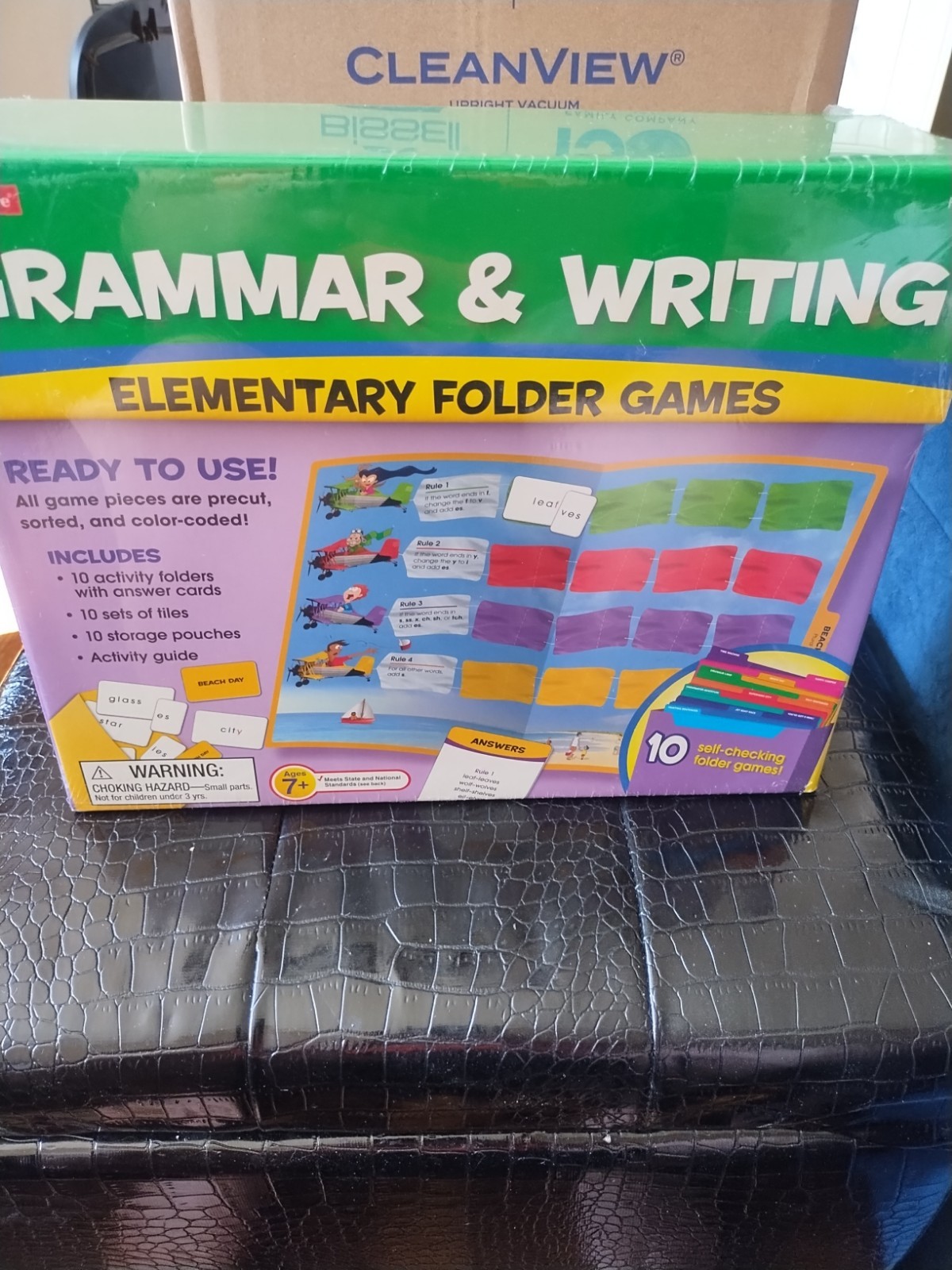 Lakeshore Grammar & Writing Elementary Folder Games Grades 2-3