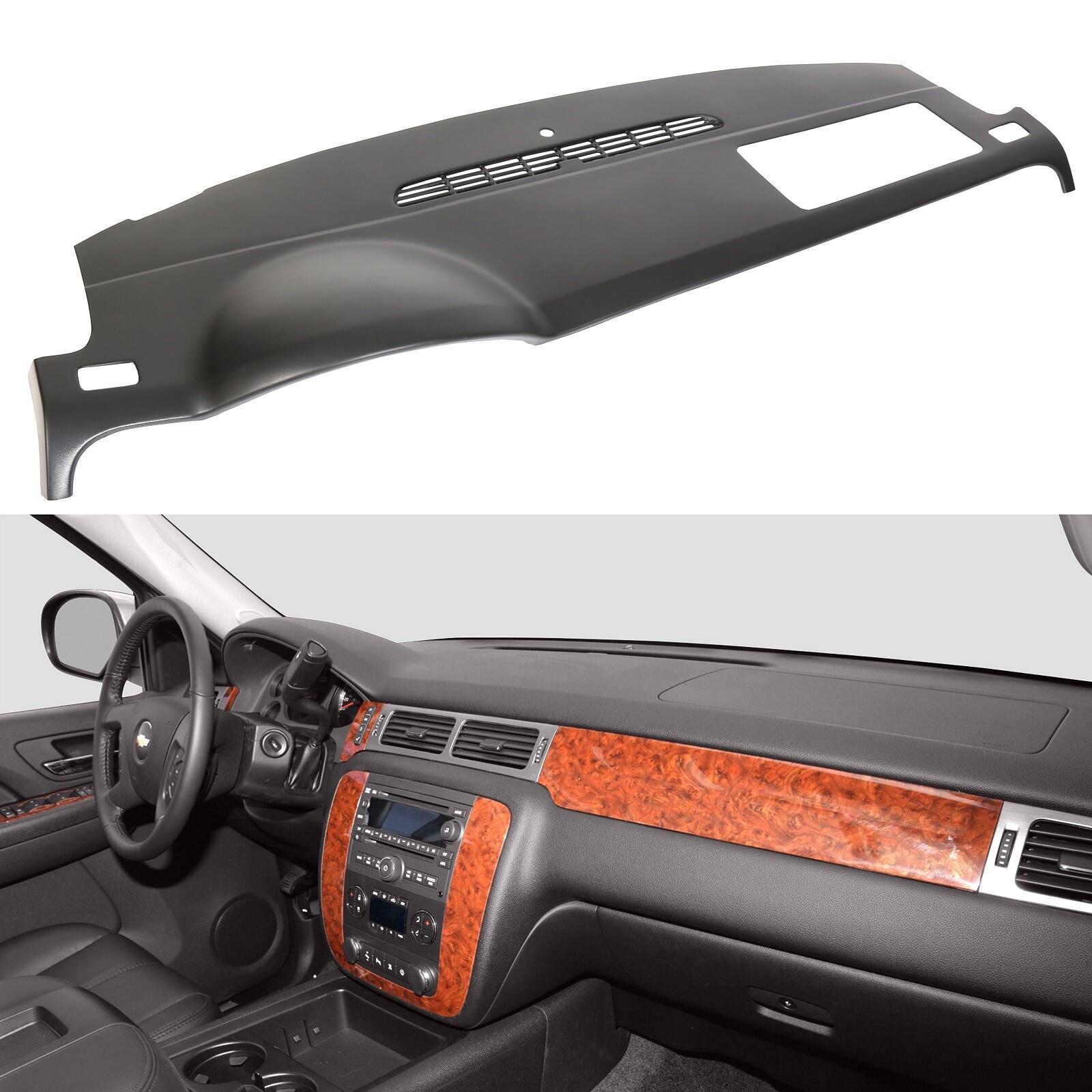 FOR 2007-2014 TAHOE SUBURBAN GMC YUKON DASH BOARD CAP DASHBOARD COVER OVERLAY