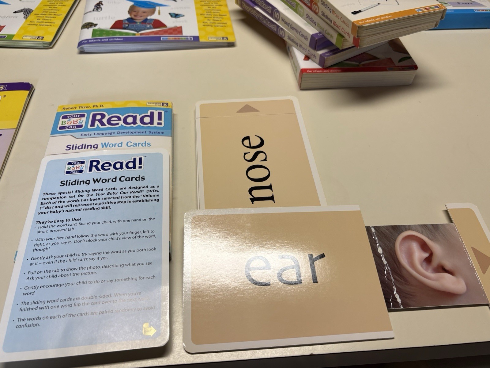 Your Baby Can Read Early Language Development System Infants-Children Books/DVD
