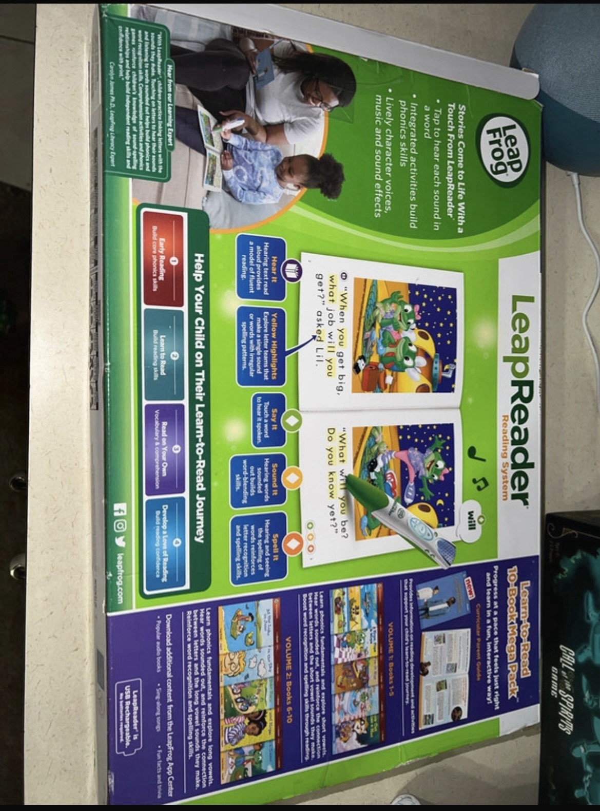 LeapFrog LeapReader Reading System Learn-to-Read 10-Book Mega Pack Ages 4-8