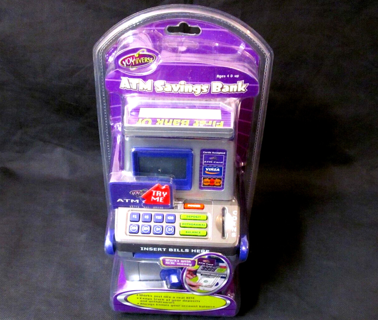 NIB Collector Toy 2004 YoUniverse ATM Savings Bank Summit Learning Machine