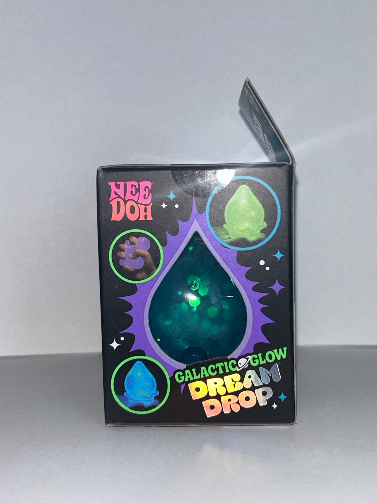 New Needoh Galactic Glow Dream Drop Galacti Blue RARE Glow In The Dark EXCLUSIVE
