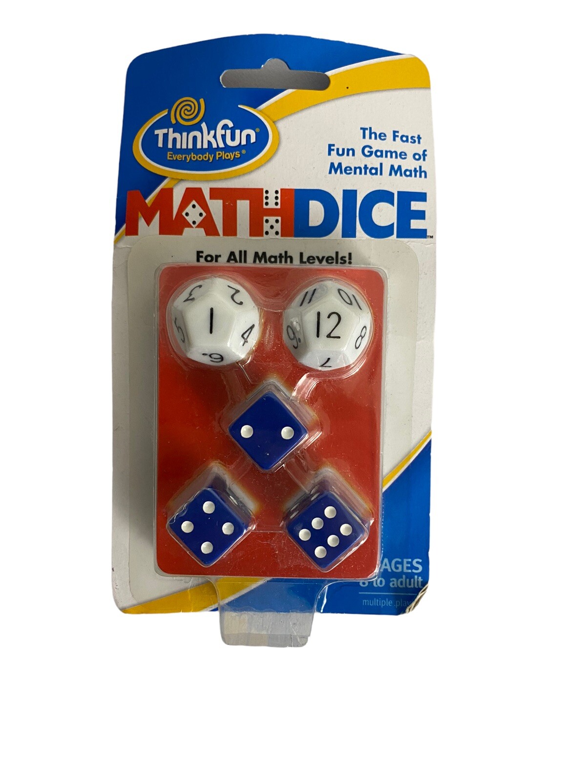 MATHDICE THINKFUL Fun game of Mental Math NEW