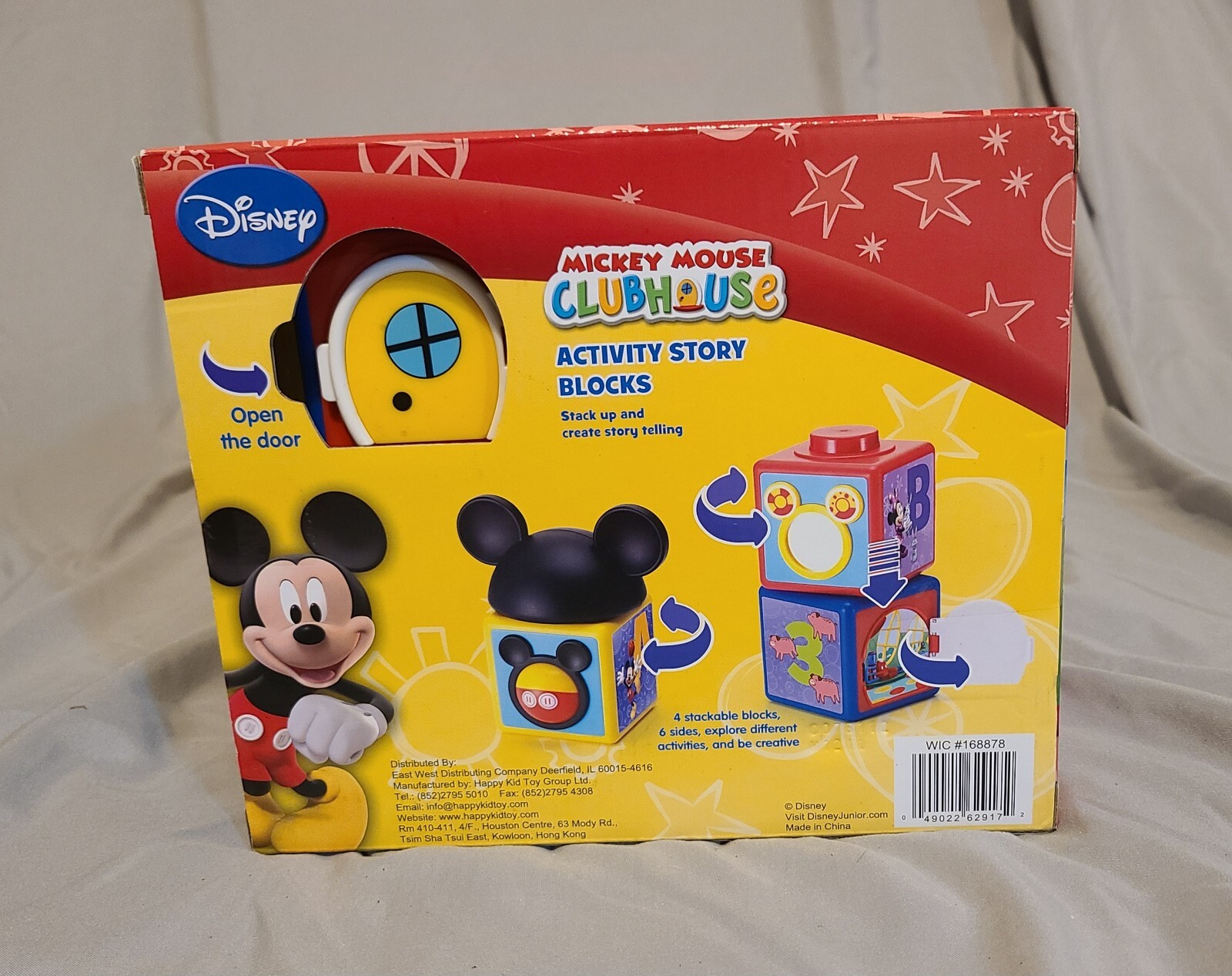 Mickey Mouse Clubhouse Activity Story Blocks 4 Blocks 6 Slides Ages 12m+ New