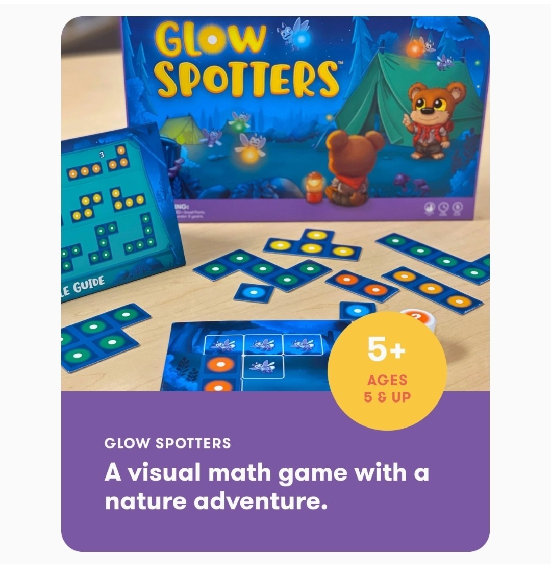 SimplyFun Glow Spotters A Visual and Adventurous Math Game for Kids