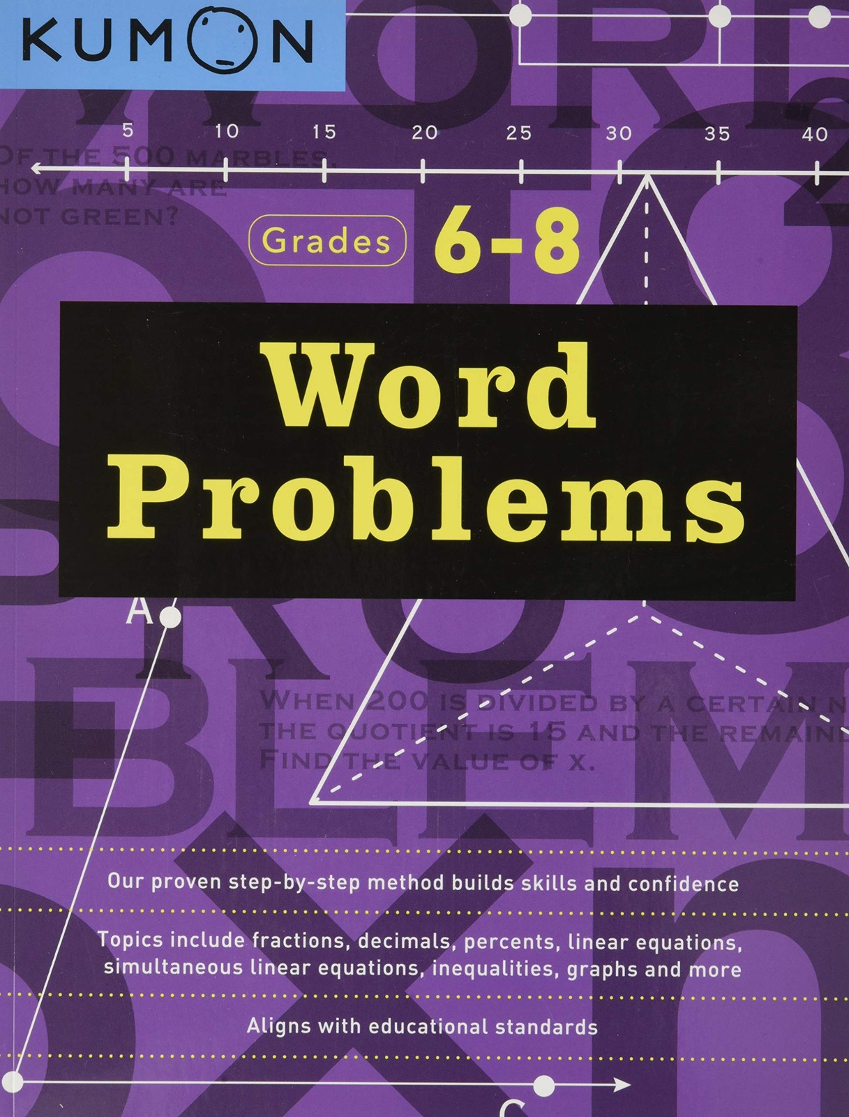 Kumon Word Problems-Grades 6-8 (Kumon Middle School Math Workbooks) (Kumon…