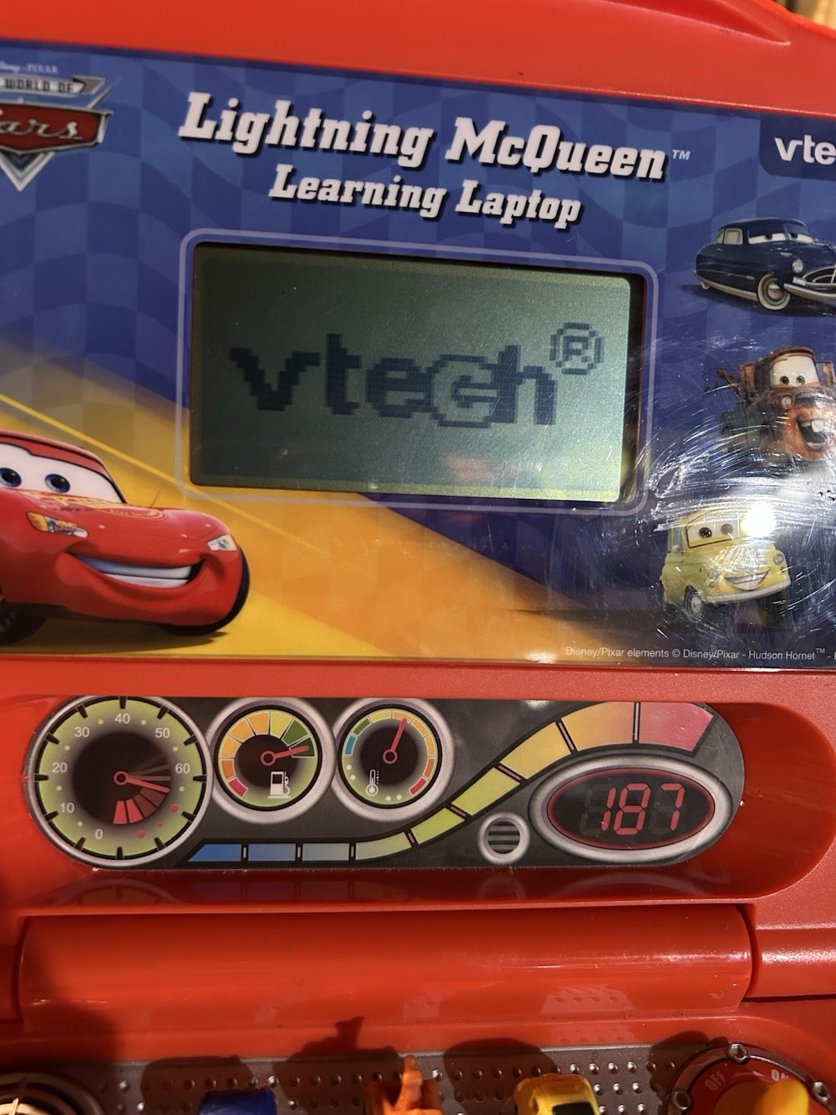 Lightning McQueen Learning Laptop VTech Disney Pixar Cars 2 Keyboard Not Working