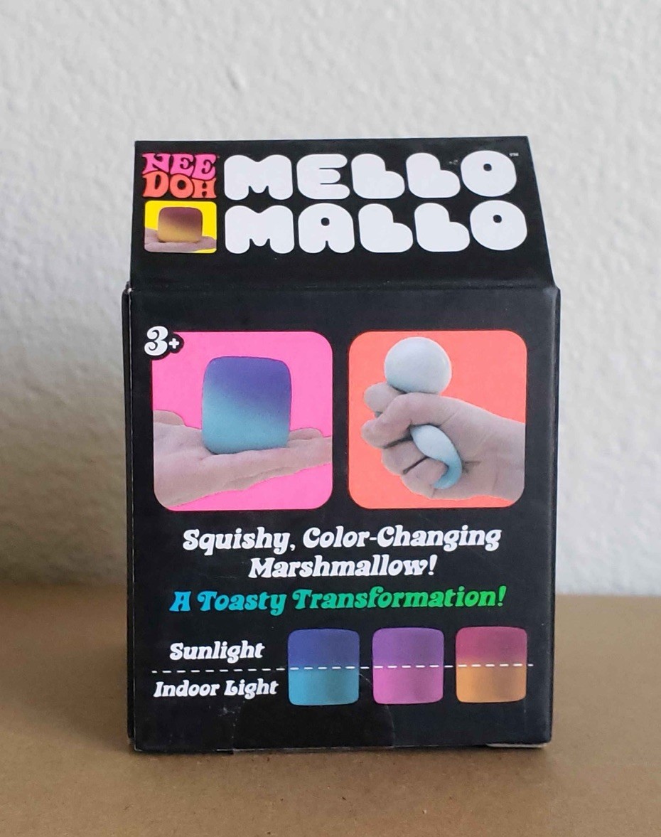 NeeDoh BLUE Mello Mallo Color Changing Squishy Squeeze Viral Toy SHIPSNOW
