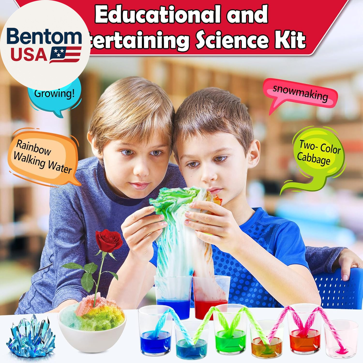 210 Experiments Science Kit for Kids, Boys Girls Birthday Toys Gifts Idea, Chemi