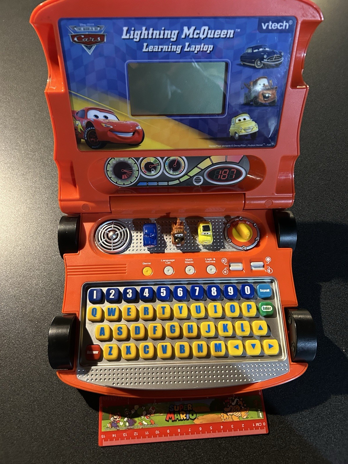 Lightning McQueen Learning Laptop VTech Disney Pixar Cars 2 Keyboard Not Working
