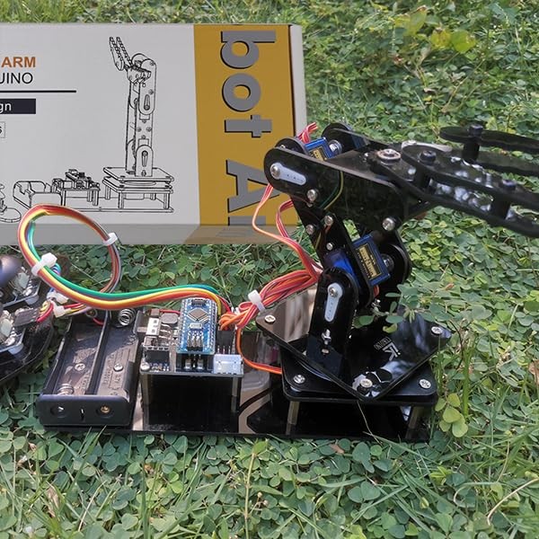 Robot Arm for Arduino, Smart Robot Building Kit That can Memorize and Repeat …